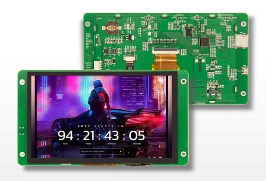 TFT 7.0-modfedd Gyda Arddangosfa Gyffwrdd ar gyfer Mesurydd Trydan