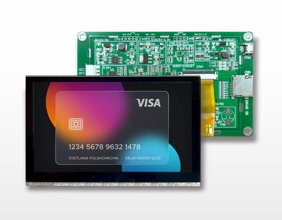 4.3 TFT modfedd Gyda Arddangosfa Gyffwrdd